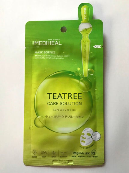 ティーツリーケアソリューション アンプルマスクJEX/MEDIHEAL/シートマスク・パックを使ったクチコミ(1枚目)