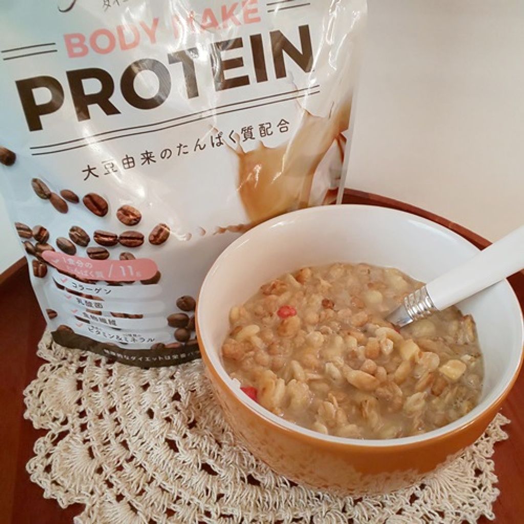 ボディメイクプロテイン カフェラテ/リブ・ラボラトリーズ/ソイプロテインを使ったクチコミ（2枚目）