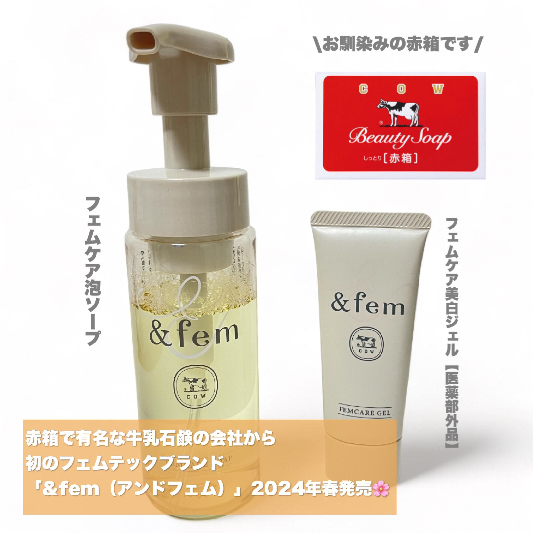 アンドフェム フェムケア泡ソープ/＆fem/デリケートゾーンケアを使ったクチコミ（2枚目）