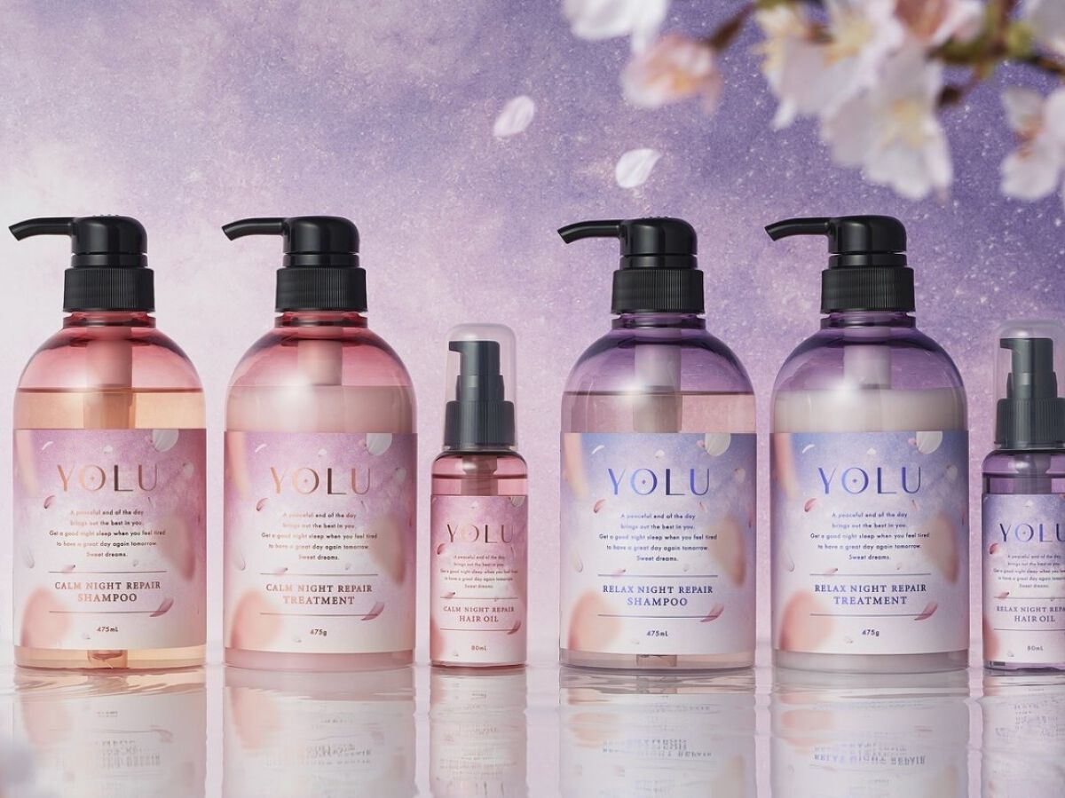 サクラ リラックスナイトリペアシャンプー／トリートメント/YOLU/市販シャンプーを使ったクチコミ（2枚目）