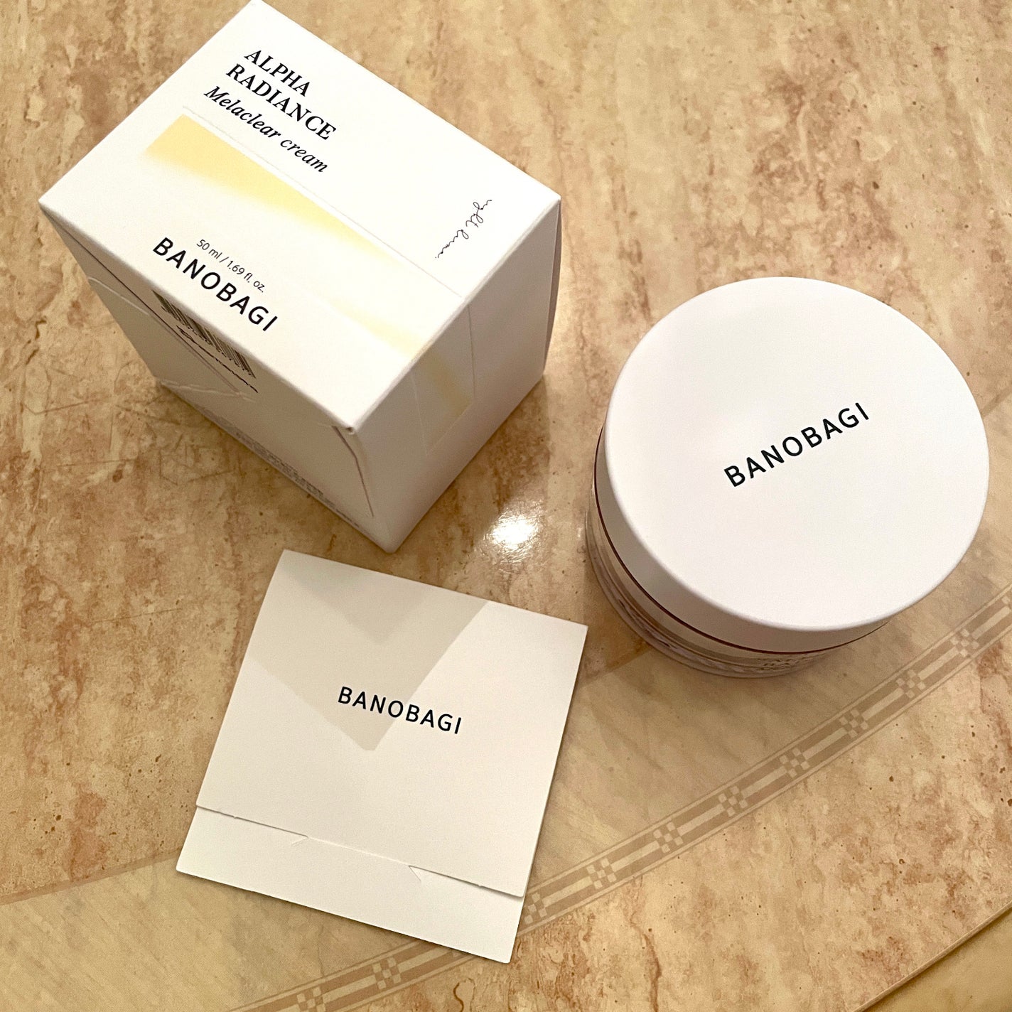 アルファラディアンスメラクリア クリーム/BANOBAGI/フェイスクリームを使ったクチコミ(1枚目)