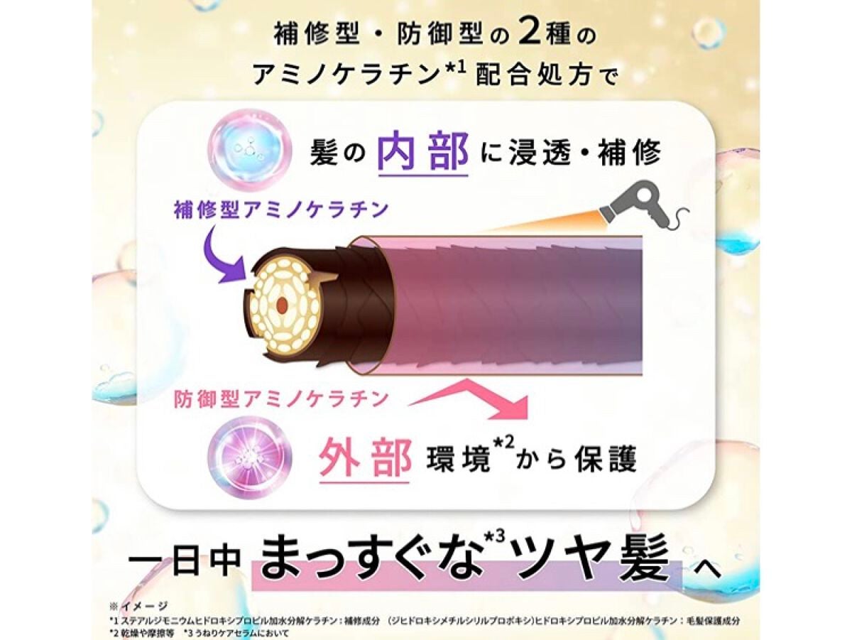 バスグロウ リペア&シャイン シャンプー/トリートメント/LUX/シャンプー・コンディショナーを使ったクチコミ(3枚目)