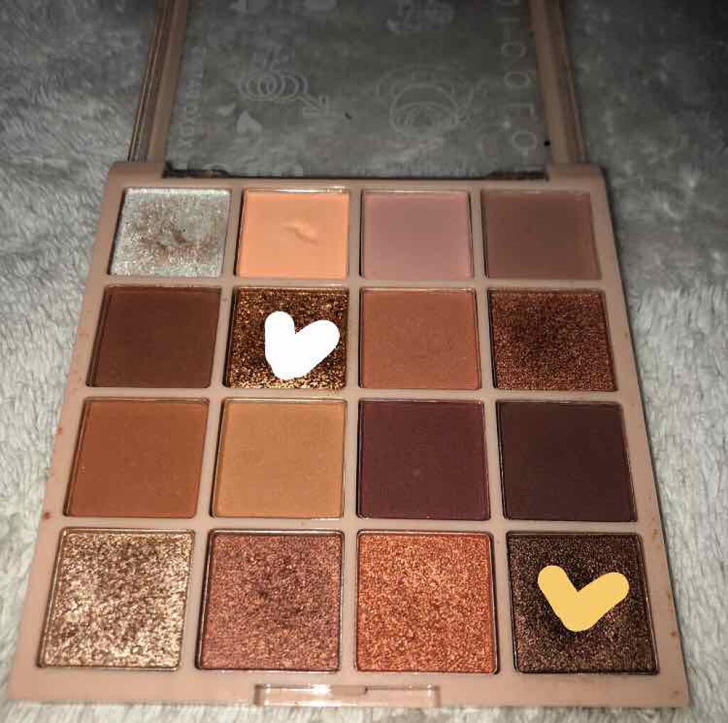 カーキカラーアイシャドウパレット/TUTU/アイシャドウパレットを使ったクチコミ（3枚目）