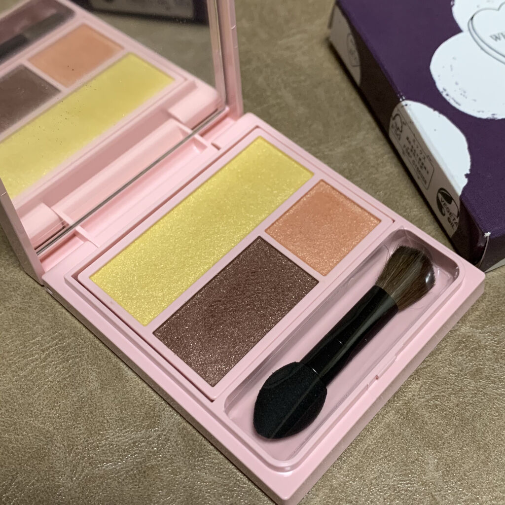フーミー アイシャドウパレット yolk yellow/WHOMEE/アイシャドウパレットを使ったクチコミ（1枚目）