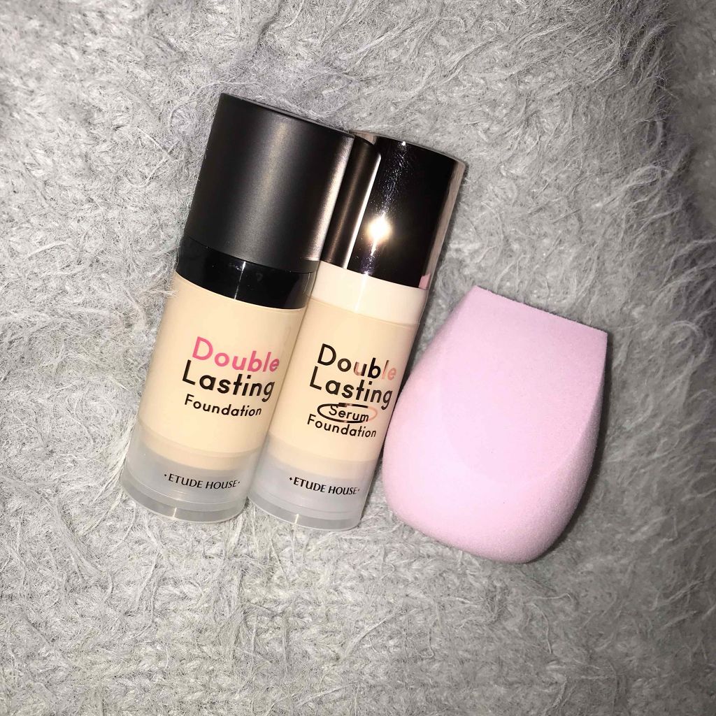 ダブルラスティング セラムファンデーション/ETUDE/リキッドファンデーションを使ったクチコミ(1枚目)