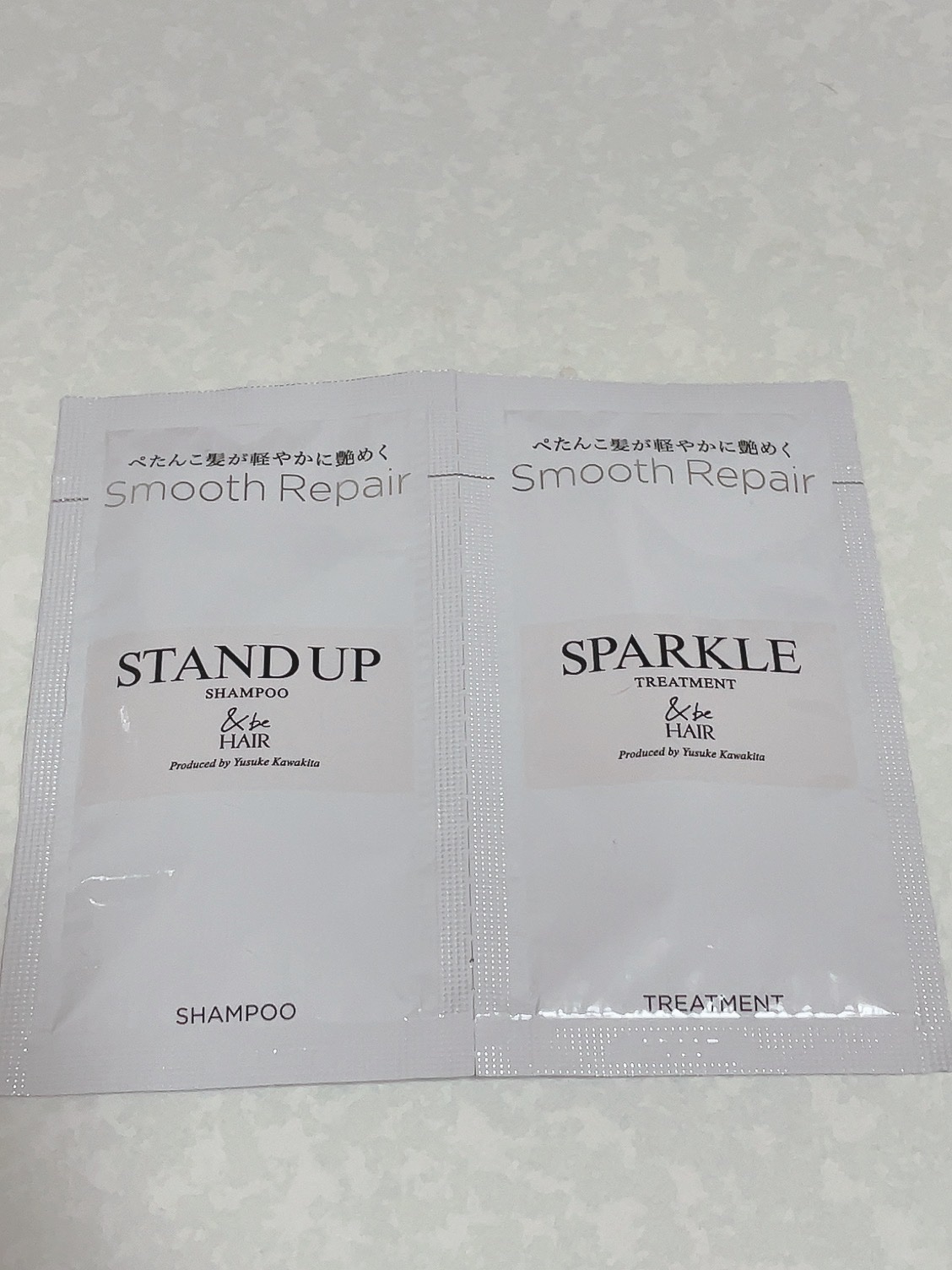 &be スタンドアップシャンプー トライアルサシェ/&be HAIR/市販シャンプーを使ったクチコミ（1枚目）