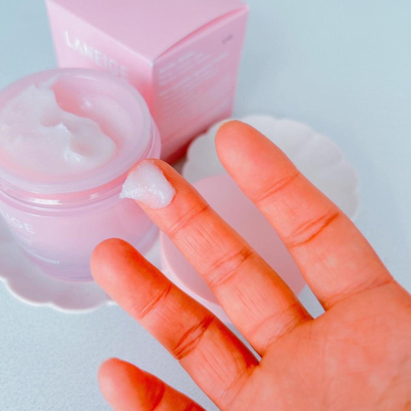 バウンシースリーピングマスク/LANEIGE/フェイスクリームを使ったクチコミ(4枚目)