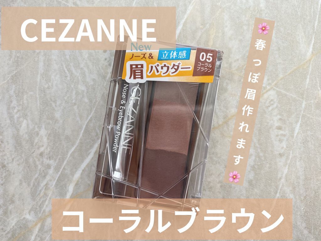 ノーズ＆アイブロウパウダー/CEZANNE/パウダーアイブロウを使ったクチコミ（1枚目）