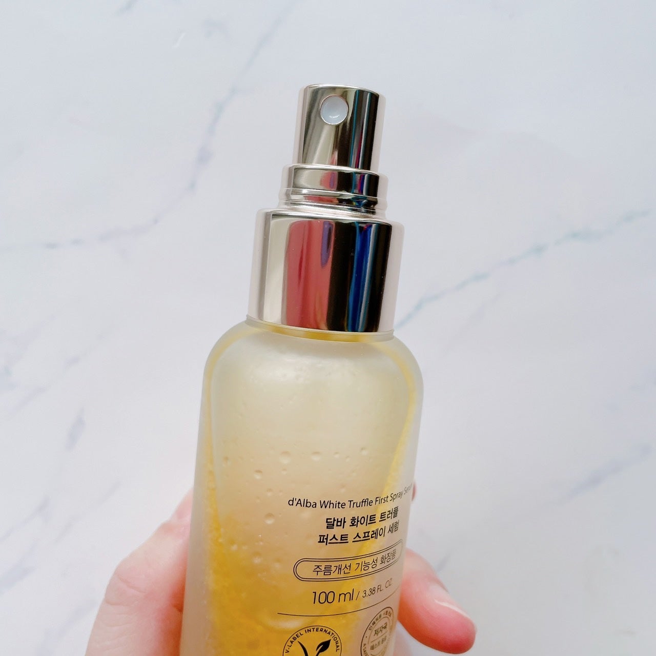 ダルバ ホワイトトリュフファーストスプレーセラム/ダルバ/ミスト状化粧水を使ったクチコミ(5枚目)