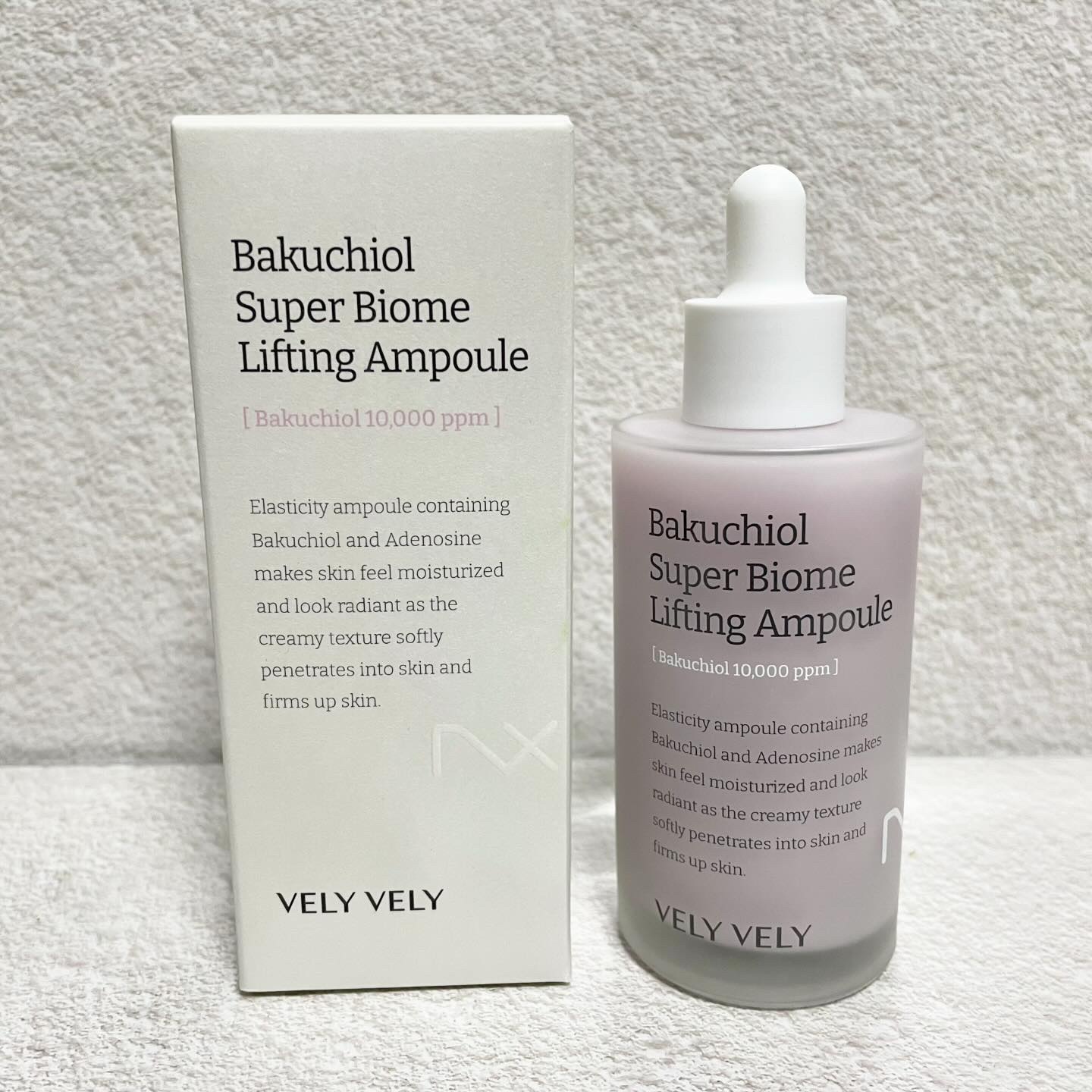 バクチオールスーパーバイオーム リフティングアンプル/VELY VELY/美容液を使ったクチコミ（1枚目）