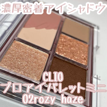 プロ アイパレット ミニ/CLIO/アイシャドウパレットを使ったクチコミ（1枚目）