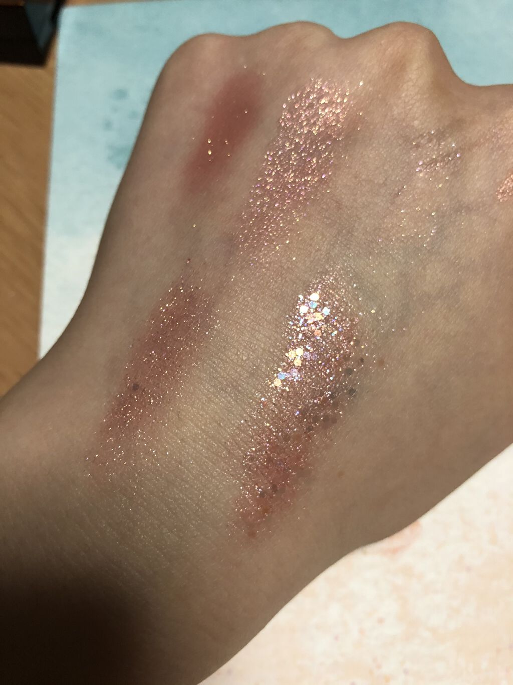 TWINKLE POP Pearl Flex Glitter Eye Palette/CLIO/アイシャドウパレットを使ったクチコミ（2枚目）