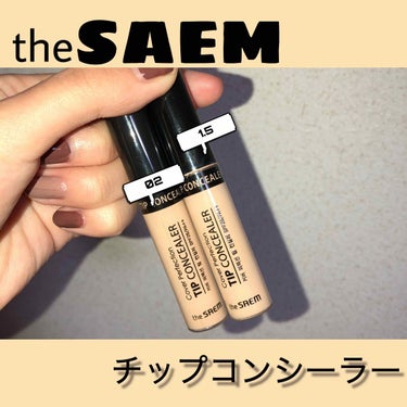 カバーパーフェクション チップコンシーラー/the SAEM/リキッドコンシーラーを使ったクチコミ（1枚目）