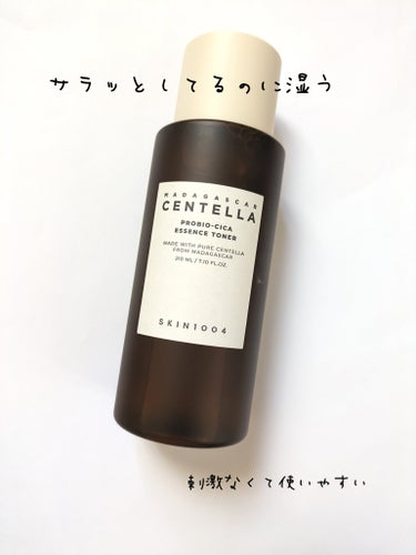 【使った商品】
SKIN1004　プロバイオシカ エッセンス トナー
¥3850
【商品の特徴】
保湿効果が高い
お肌のバリア機能を高めてくれる
ベタつかない
【肌質】
乾燥肌
【テクスチャ】
サラサラ