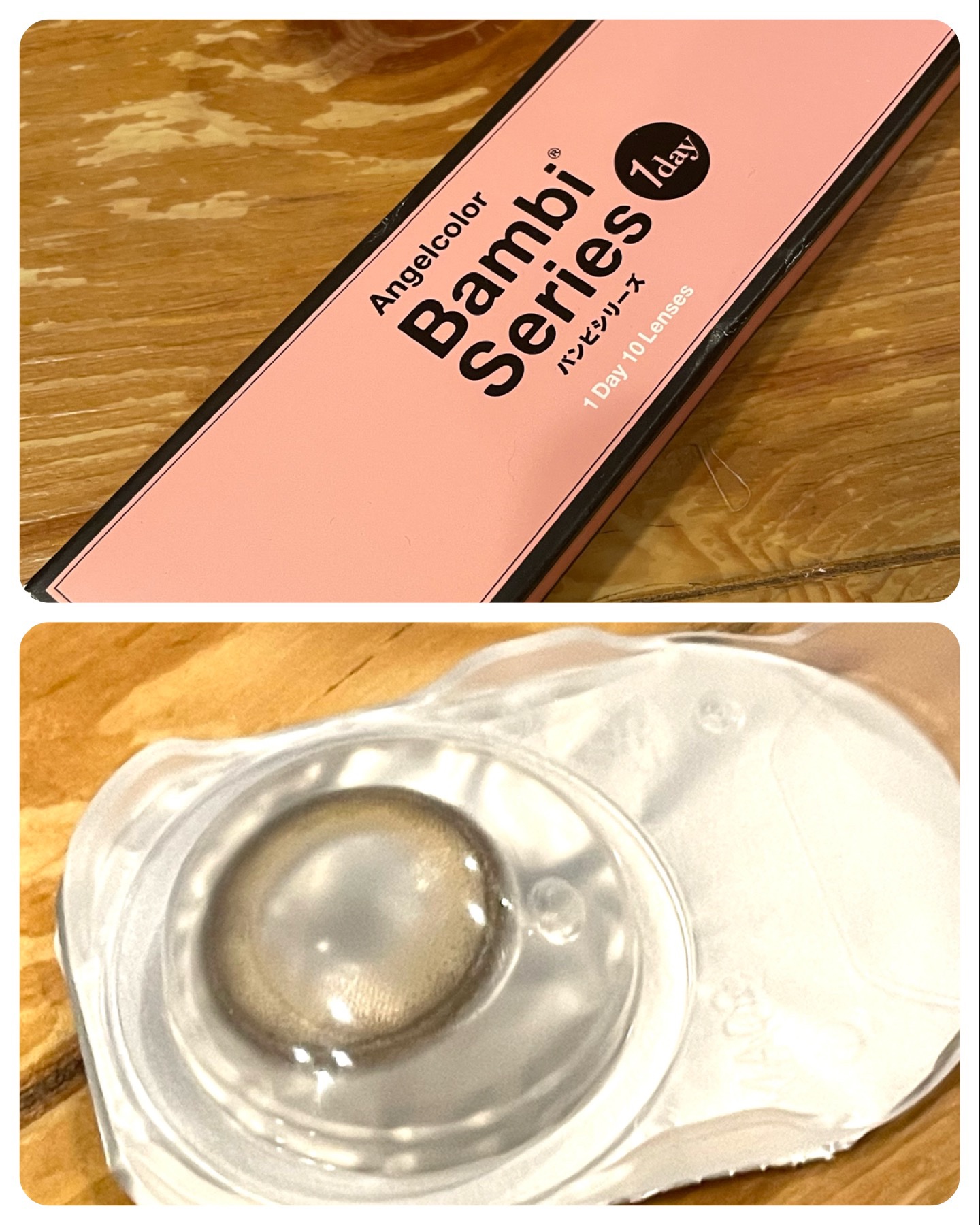 Angelcolor Bambi Series 1day  レモンヘーゼル/AngelColor/ワンデー（１DAY）カラコンを使ったクチコミ（2枚目）