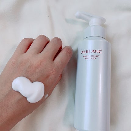 マイクロムース リフレッシャー/ALBLANC/泡洗顔を使ったクチコミ(2枚目)