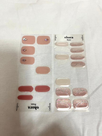 セミキュアジェルネイル(ハンド)/ohora/ネイルシールを使ったクチコミ(1枚目)