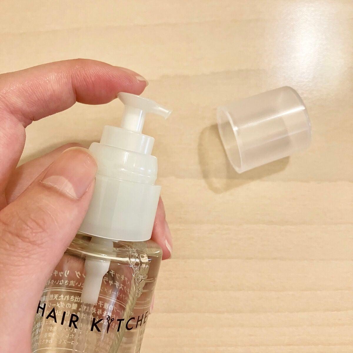 テクスチャライジング リッチオイル/HAIR KITCHEN/ヘアオイルを使ったクチコミ(2枚目)