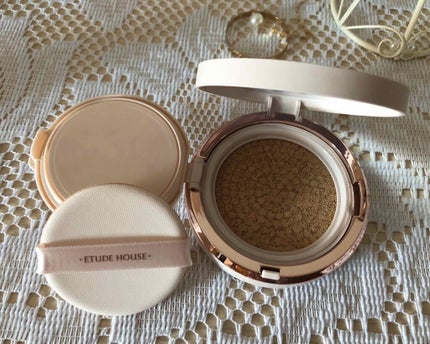 ダブルラスティング クッショングロウ/ETUDE/クッションファンデーションを使ったクチコミ(3枚目)