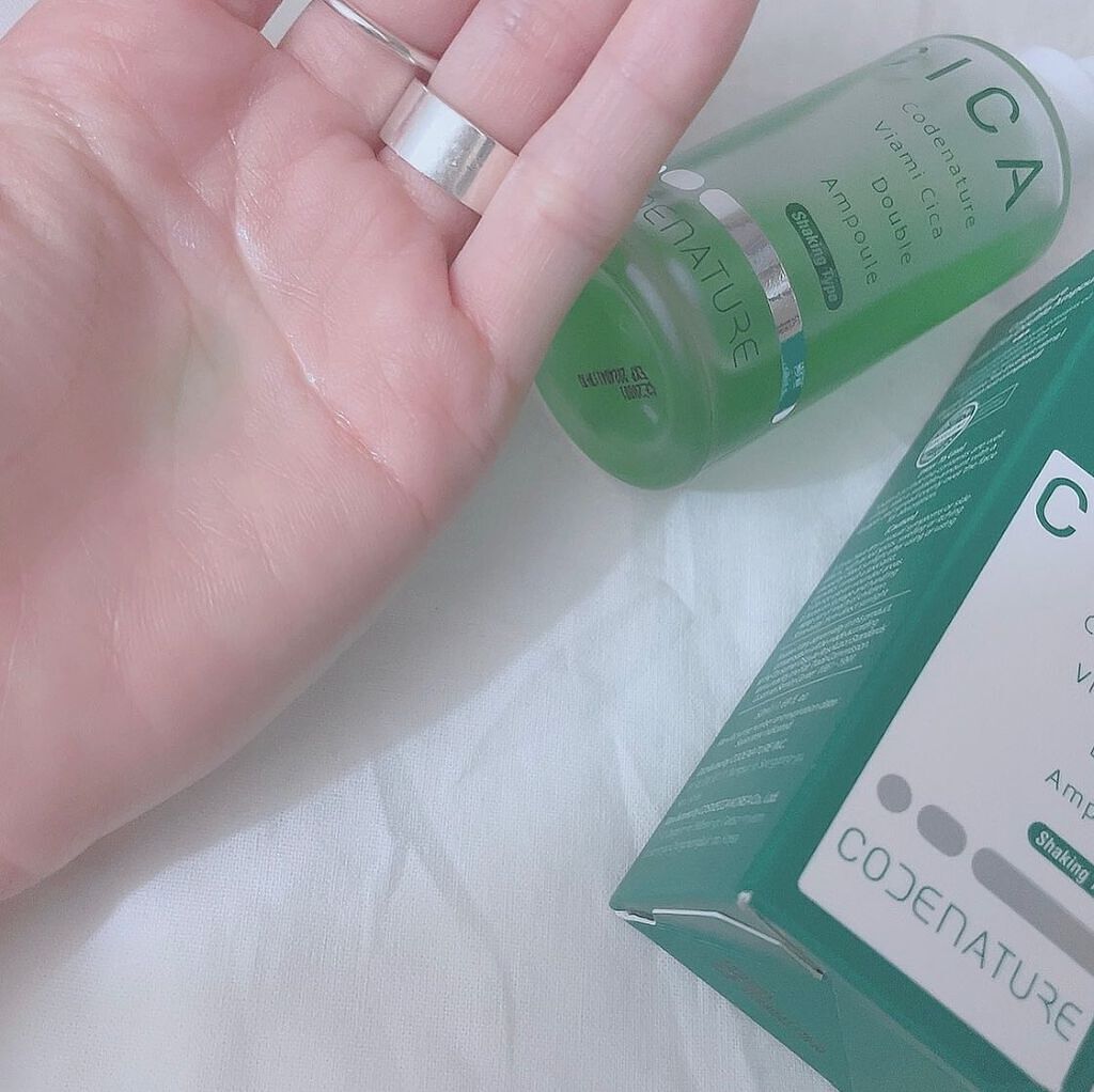 ビアミシカダブルアンプル/CODENATURE/美容液を使ったクチコミ（3枚目）