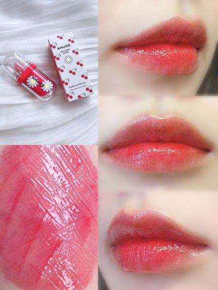 ジェルフィットティント/AMUSE/リップティントを使ったクチコミ(5枚目)