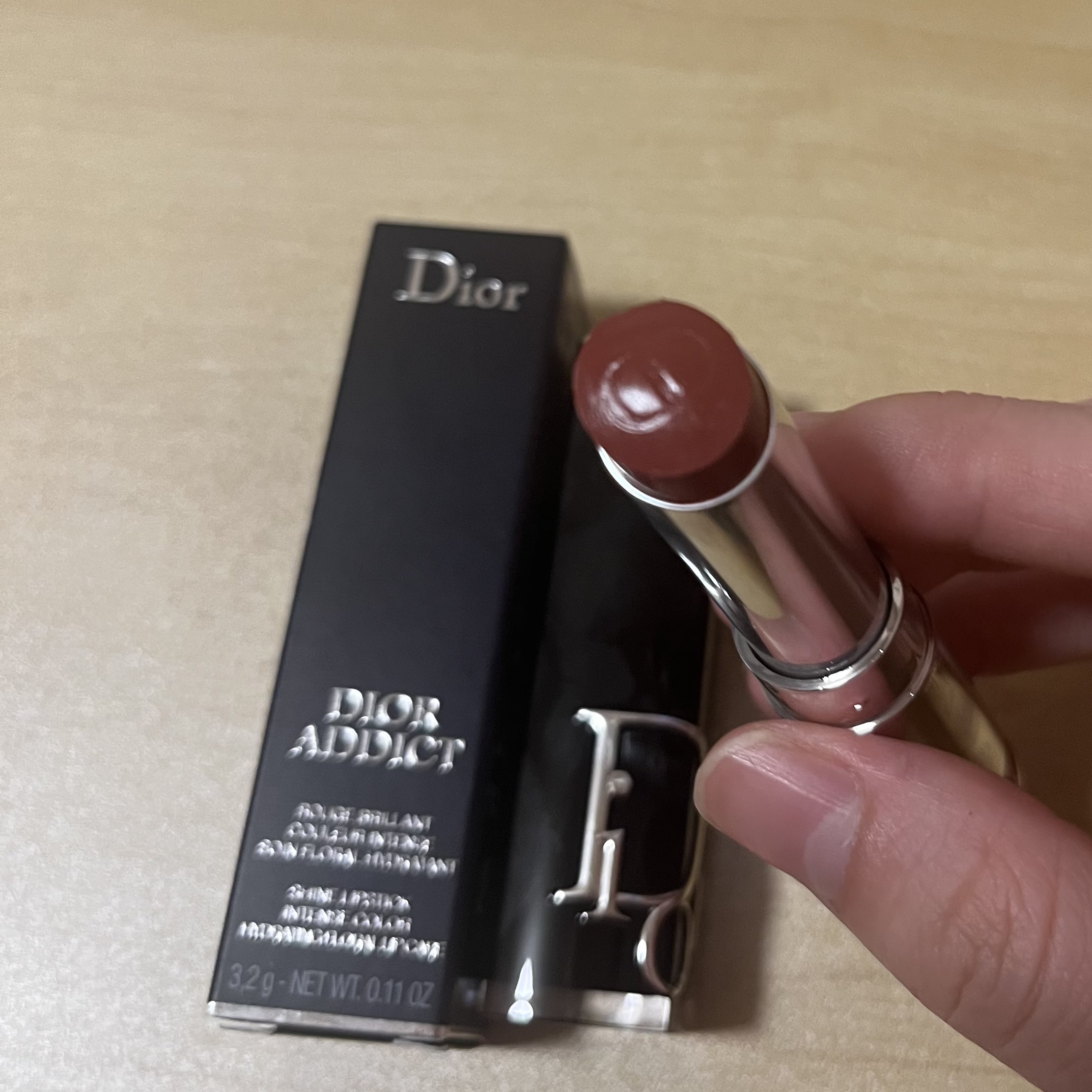 ディオール アディクト リップスティック 727ディオール チュール/Dior/口紅を使ったクチコミ（1枚目）