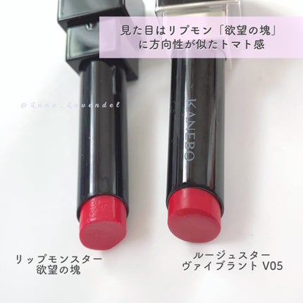 ルージュスターヴァイブラント/KANEBO/口紅を使ったクチコミ(5枚目)