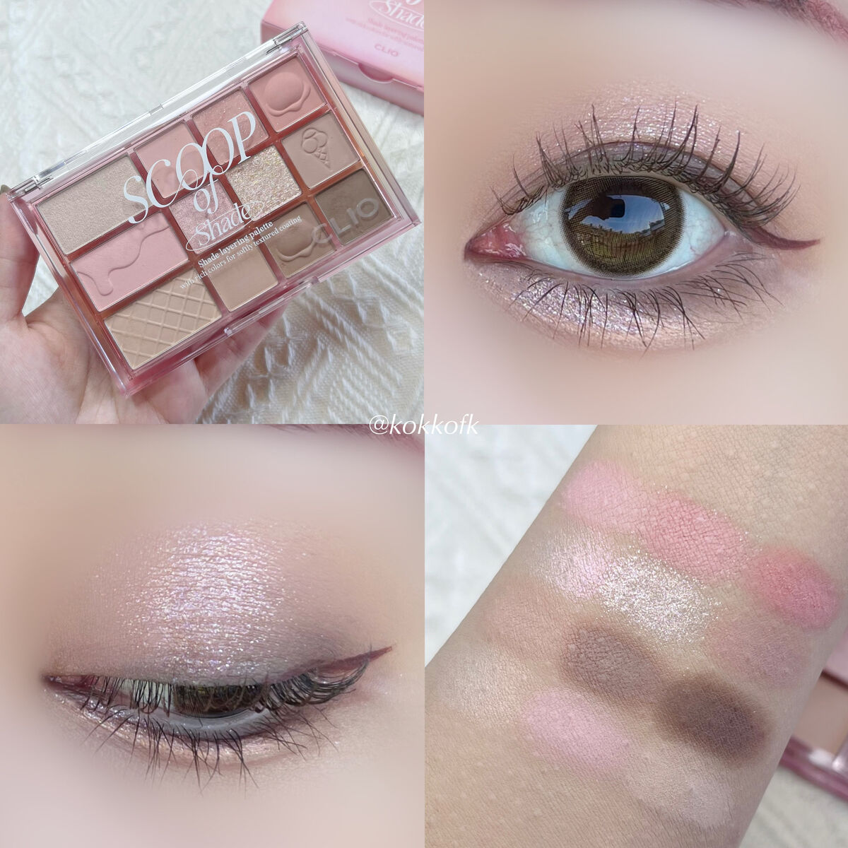 COCORO アイシャドウパレット 3個セット COCORO アイシャドウパレット 3個セット