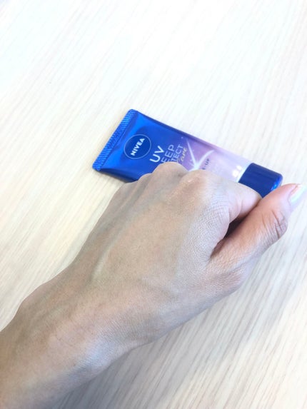 ニベアUV ディープ プロテクト&ケア トーンアップ エッセンス/ニベア/日焼け止めローションを使ったクチコミ(3枚目)
