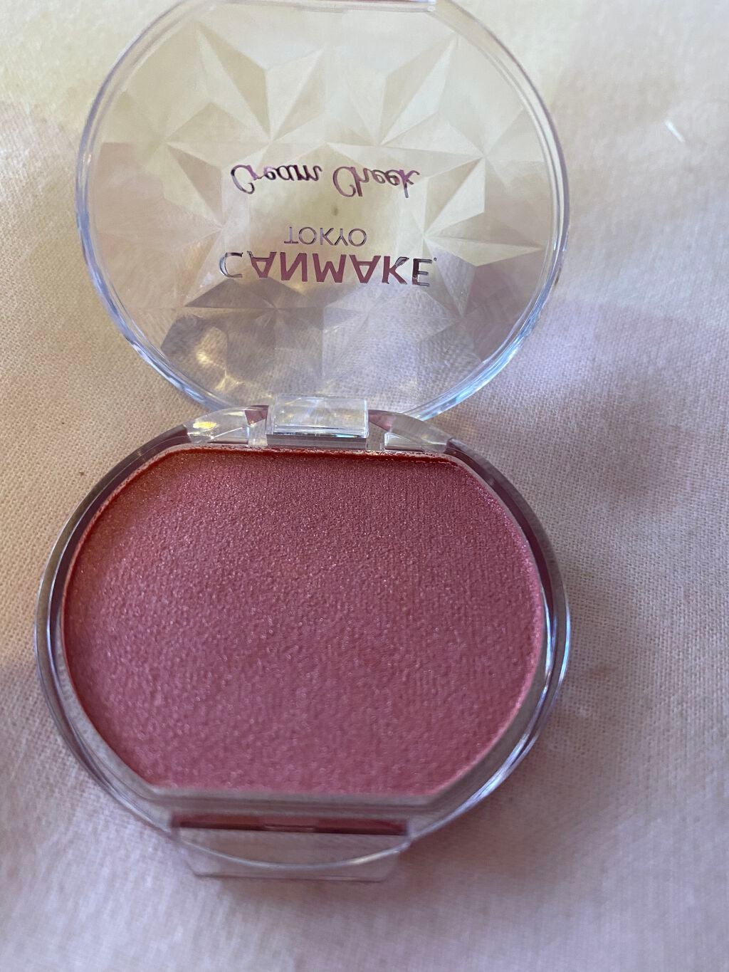 クリームチーク(パールタイプ)/キャンメイク/ジェル・クリームチークを使ったクチコミ(4枚目)