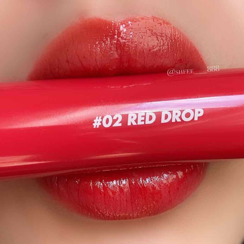 グラスティングウォーターティント/rom&nd/リップティントを使ったクチコミ(4枚目)