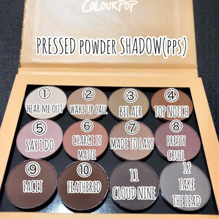 Pressed Powder Shadow /ColourPop/アイシャドウパレットを使ったクチコミ(1枚目)