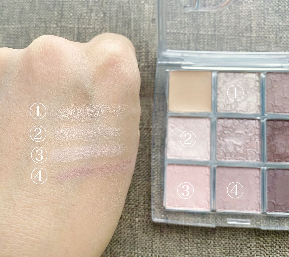 ディオール バックステージ アイ パレット/Dior/アイシャドウパレットを使ったクチコミ(3枚目)