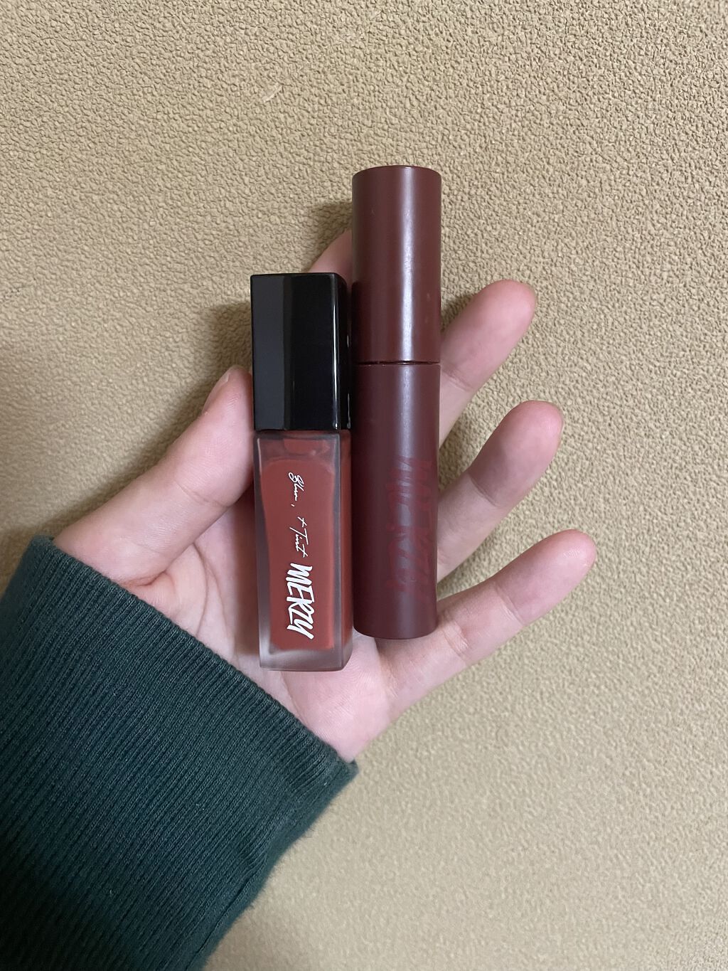 バイト ザ ビート メロウ ティント/MERZY/リップティントを使ったクチコミ（1枚目）