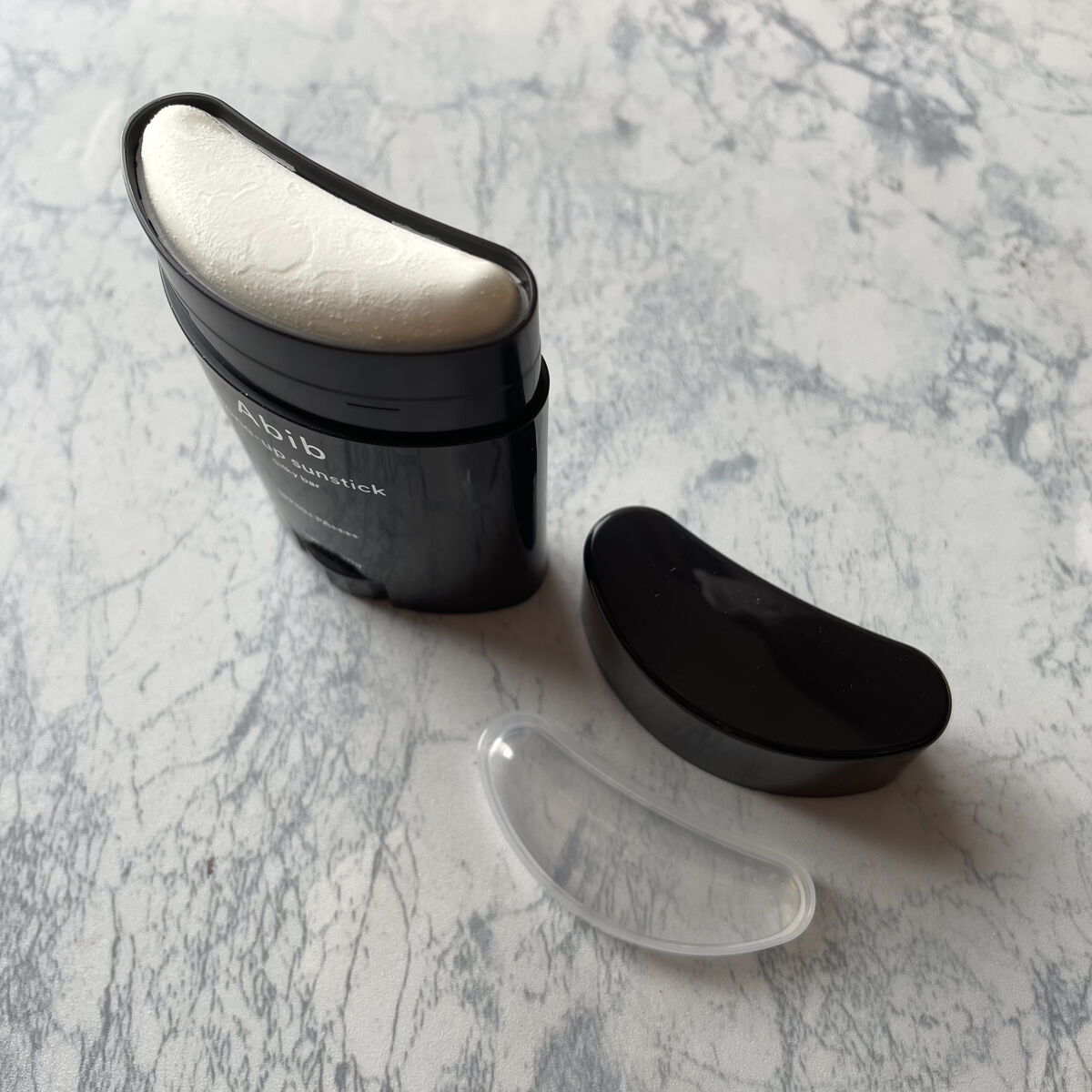 トーンアップ サンスティック シルキーバー/Abib /日焼け止め・UVケアを使ったクチコミ（2枚目）