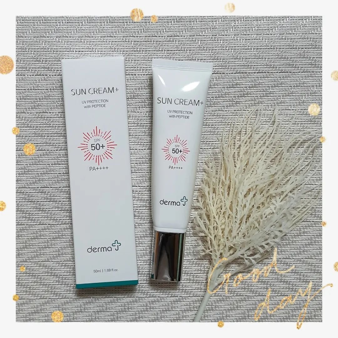  DermaJ サンクリーム＋のクチコミ「*dermaJ(ダーマジェー)サンクリーム
・
《特徴》
☑️SPF50+ PA++++
☑️.....」（2枚目）