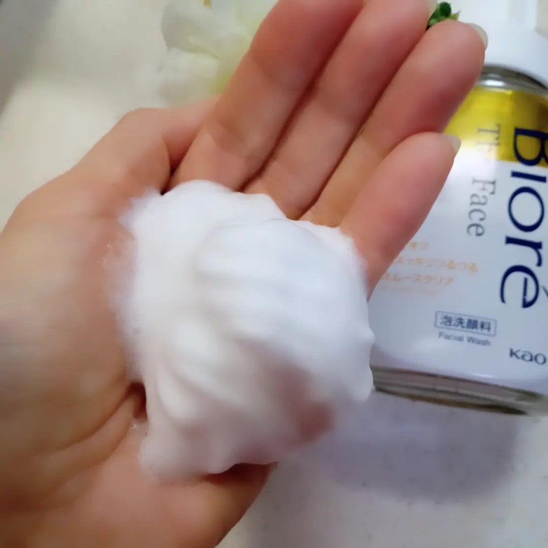 ビオレ ザフェイス 泡洗顔料 スムースクリア/ビオレ/泡洗顔を使ったクチコミ(2枚目)