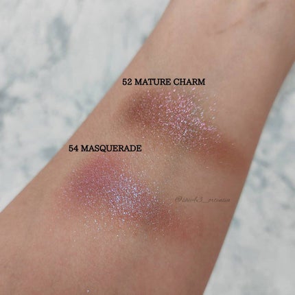 シアー グリッターアイズ/KiSS/単色アイシャドウを使ったクチコミ(4枚目)