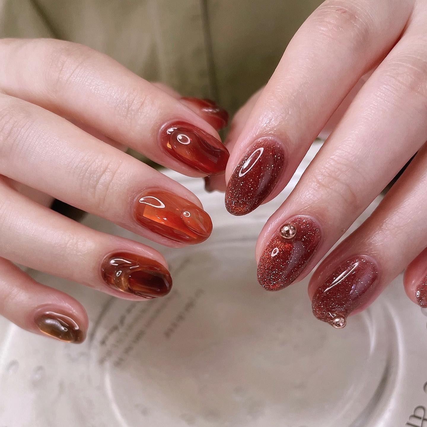 #うるうるネイルのネイルデザイン