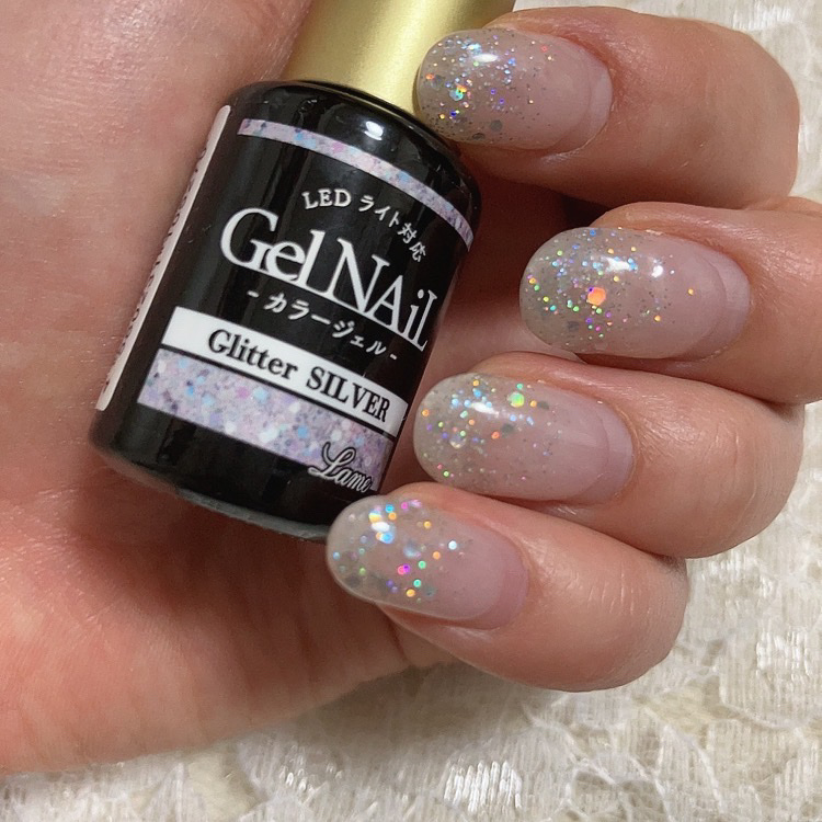 ジェルネイル（ライト対応）/セリア/ジェルネイルを使ったクチコミ（2枚目）