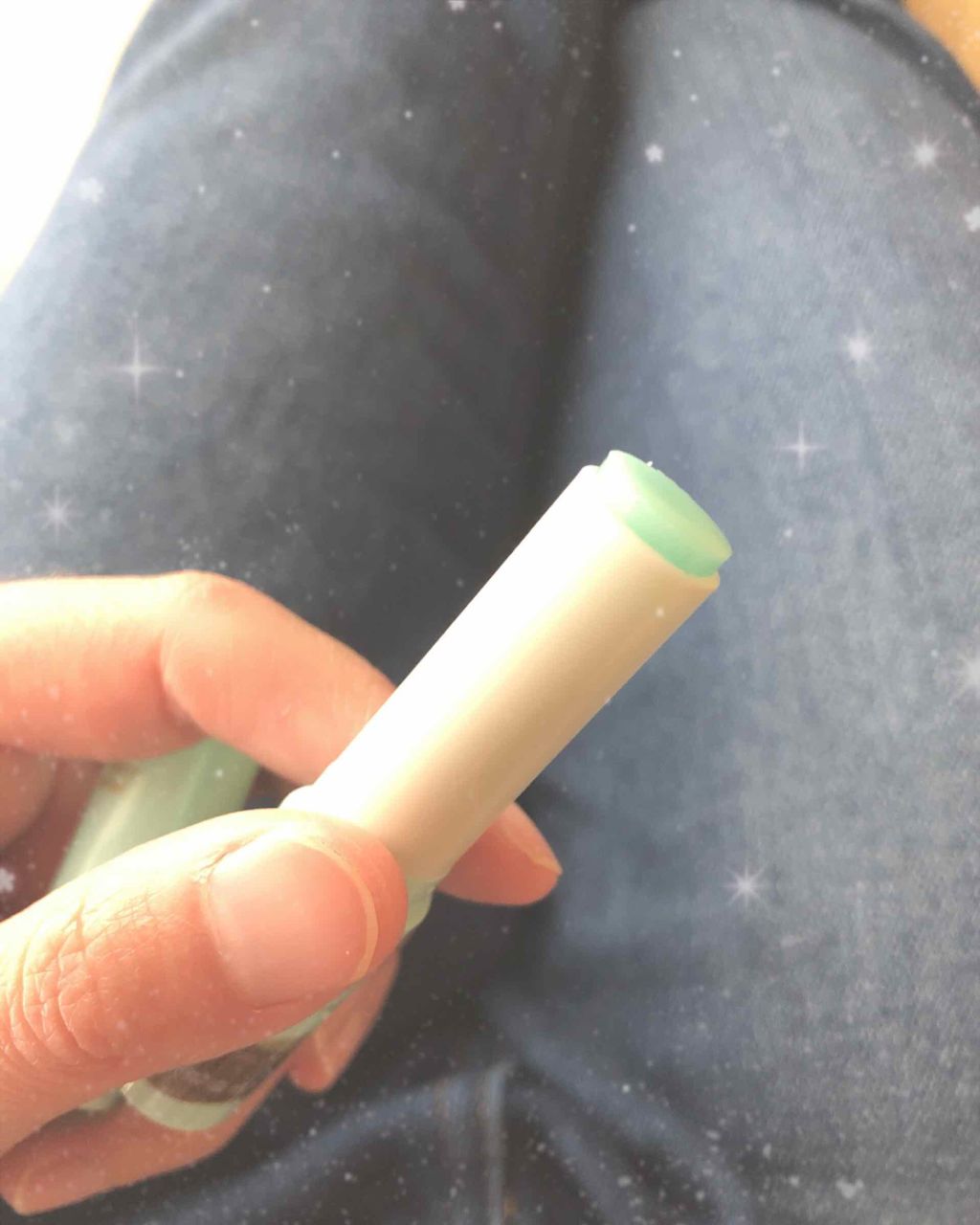 メルティクリームリップ チョコミント/メンソレータム/リップクリームを使ったクチコミ（2枚目）