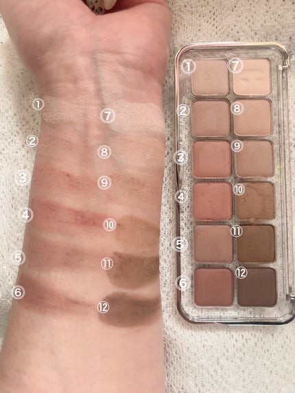 プロ アイ パレット エアー/CLIO/アイシャドウパレットを使ったクチコミ(4枚目)