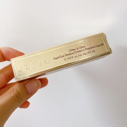 グリッター&グロウ リキッドアイシャドウ/stila/グリッターを使ったクチコミ(5枚目)