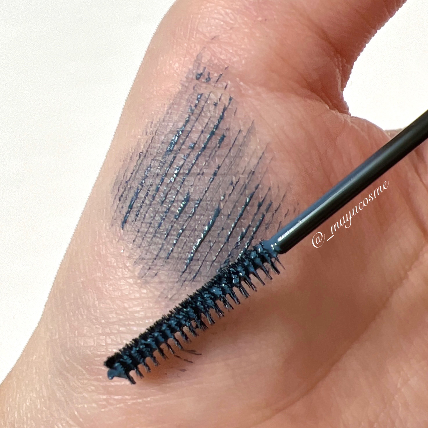 エテュセ アイエディション(マスカラ) 04 ダスキーネイビー(限定)/ettusais/マスカラを使ったクチコミ（2枚目）