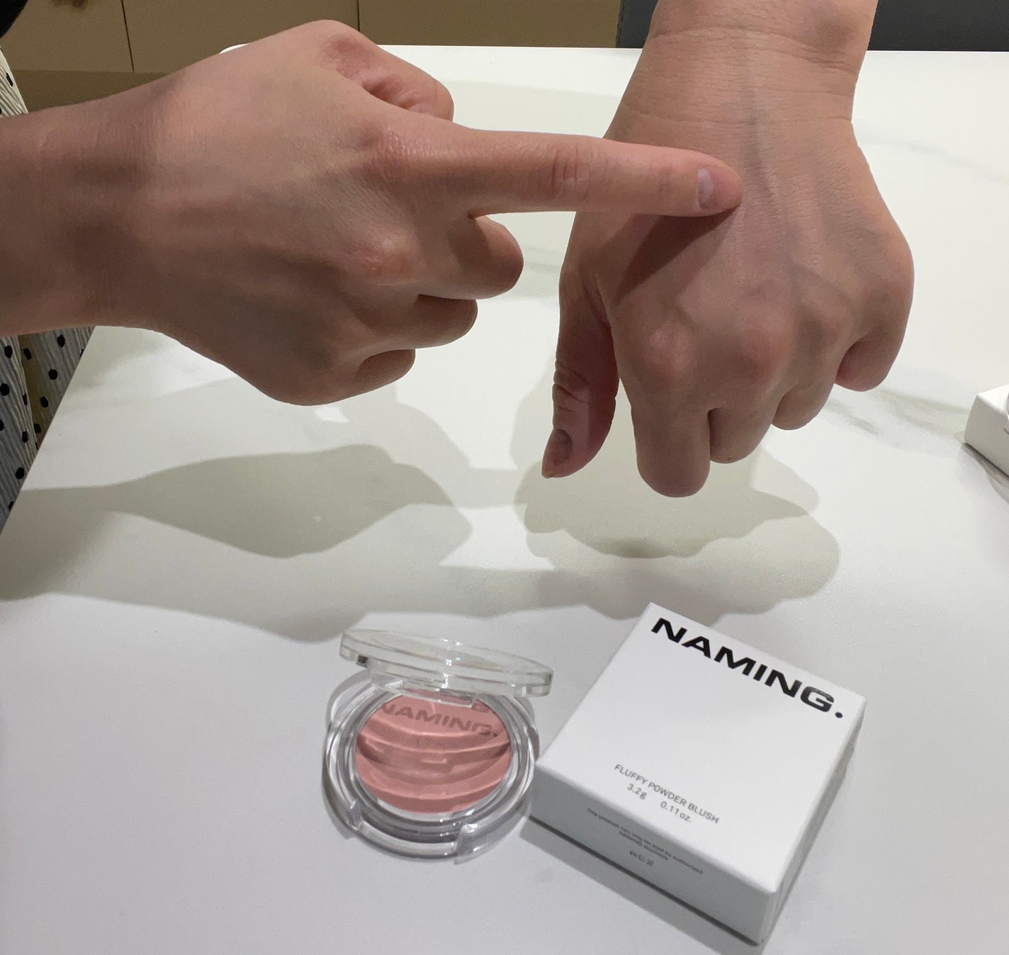 ネーミング フラッフィーパウダーブラッシュ/NAMING./パウダーチークを使ったクチコミ(3枚目)