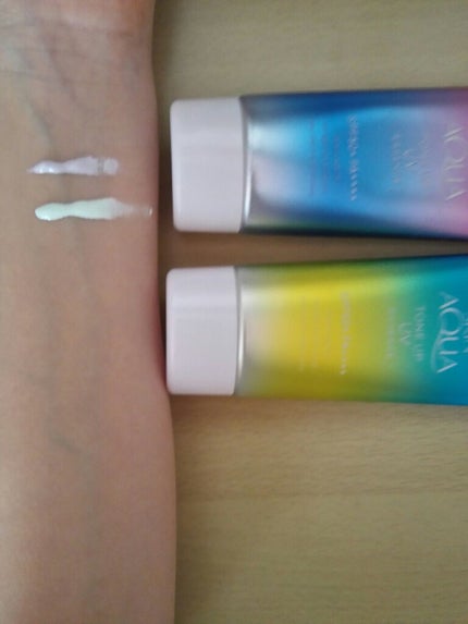 スキンアクア トーンアップUVエッセンス/スキンアクア/日焼け止めクリームを使ったクチコミ(2枚目)