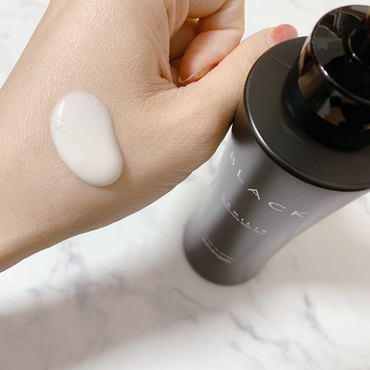 ブラック フレグランス ボディミルク/LEXILIS/ボディミルクを使ったクチコミ(4枚目)