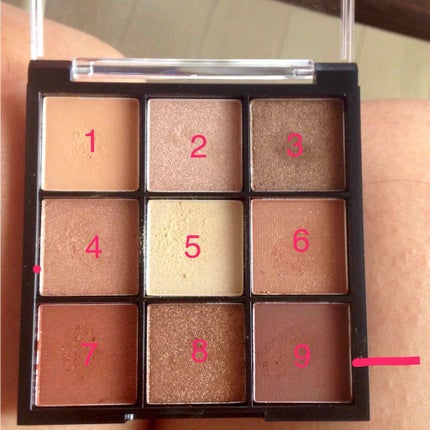 UR GLAM BLOOMING EYE COLOR PALETTE/U R GLAM/アイシャドウパレットを使ったクチコミ(2枚目)