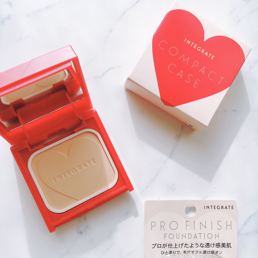 プロフィニッシュファンデーション/インテグレート/パウダーファンデーションを使ったクチコミ（1枚目）