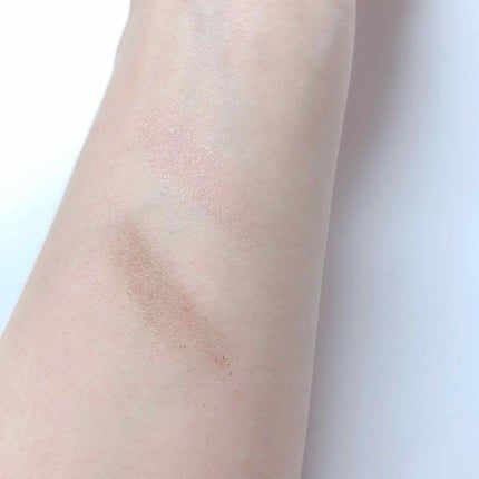 パウダーアイシャドウ ブルーミングキティ/DAISO/アイシャドウパレットを使ったクチコミ(2枚目)